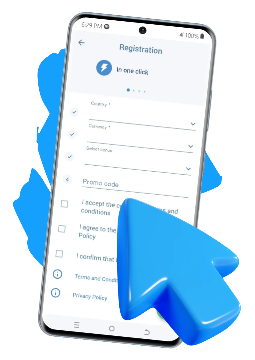 3. One-Click Registration